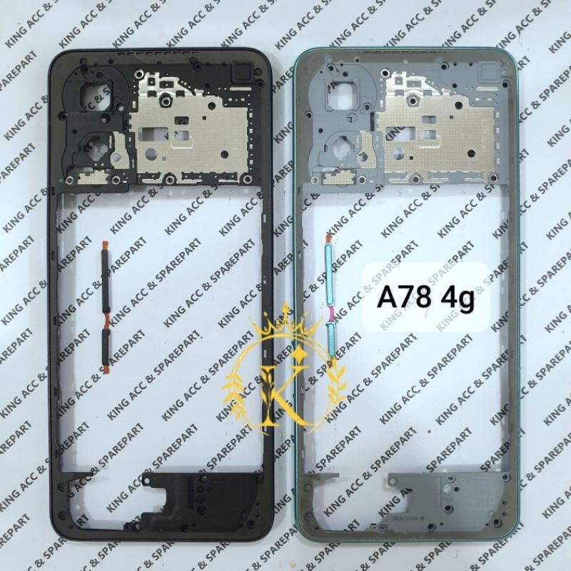 MESIN BEZZEL BAZEL MIDDLE ENGINE BONE BEZEL OPPO A78 4G | Shopee Singapore