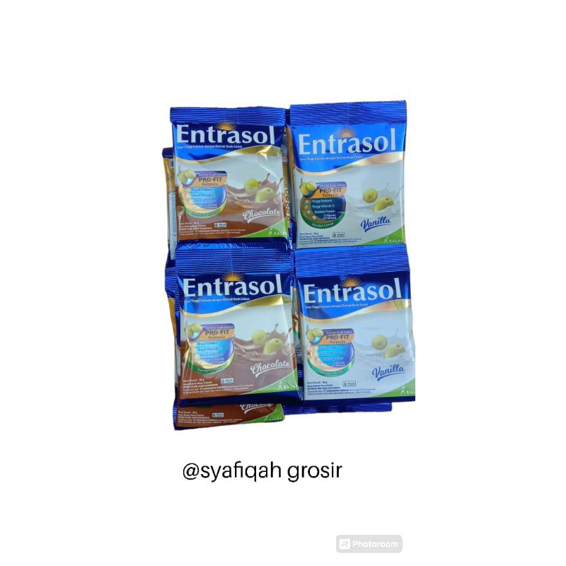 Entrasol Contents 10 Sachets (free bubble wrap packing) | Shopee Singapore