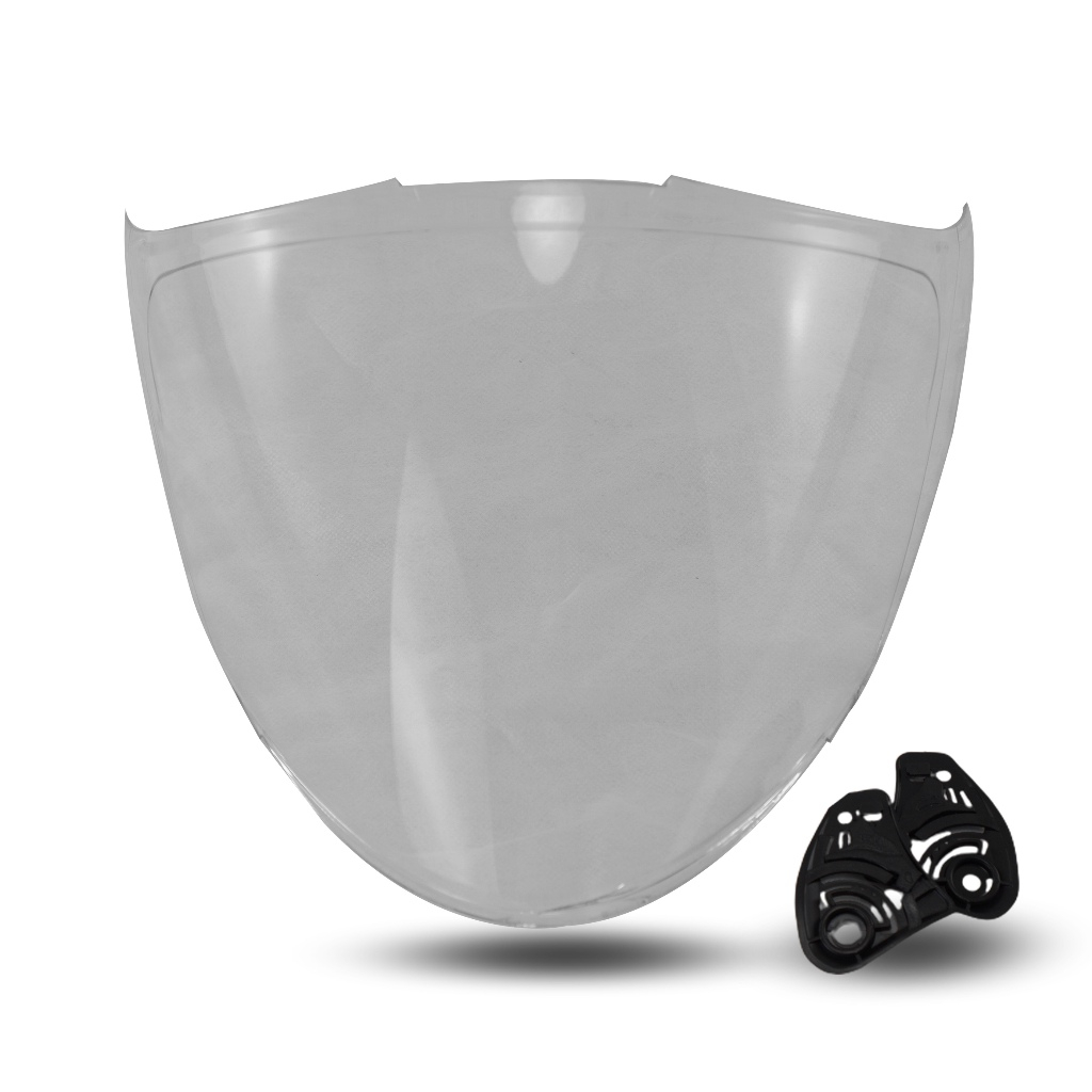 Kaca Helm Visor Flat SIlver Gold Smoke Clear Terbaru SNI - Gambar 3