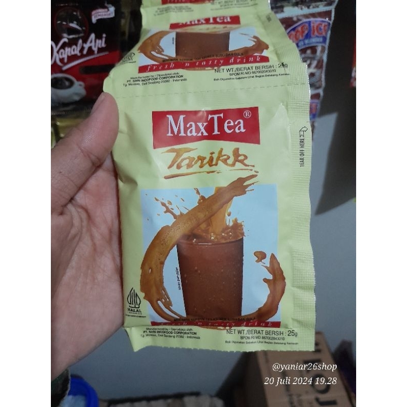 Maxtea PULL TEA @ 25GR 1 PLAN CONTAINS 10 | Shopee Singapore