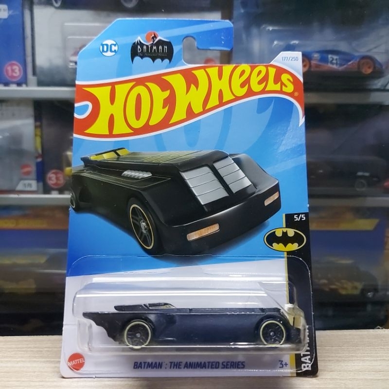 Hot Wheels - Batman: The Animated Series - Batman 5/5 - HKJ76 - Short Card - DC - Gold Metallic - Mattel 2023