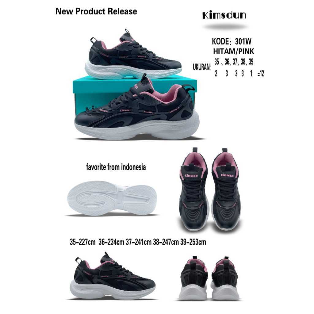 Kimsdun Shoes 301W Sneakers Women Latest Sport Shoes Sports Shoes School Shoes Uk 35 39 Shopee Singapore