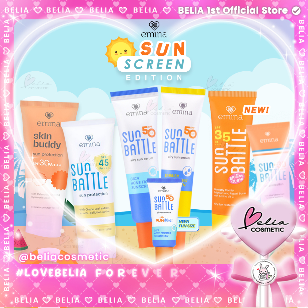 Emina Sun Battle SPF 45 – Patut Guna Setiap Hari?