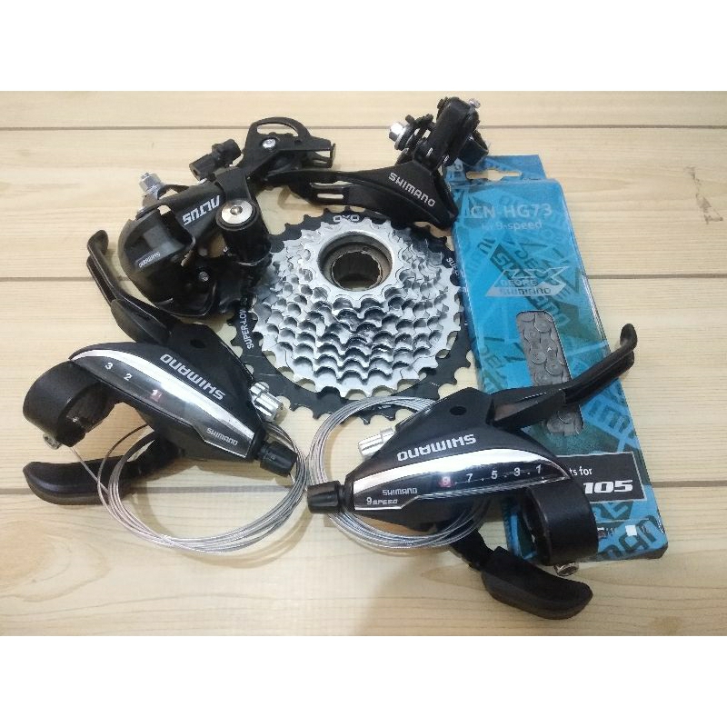 Mini Groupset Shimano 7 8 9 Speed Altus Acera Alivio for MTB Minion Folding Bike Shopee Singapore