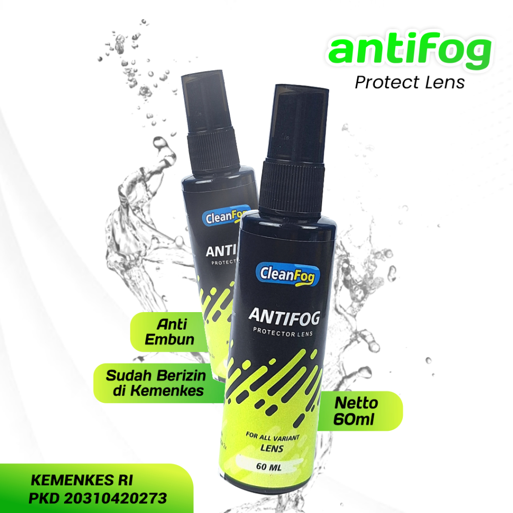 Cleanfog Antifog Pembersih Kacamata Multifungsi Support Helm, Kaca Mobil, Spion, Kacamata Renang,dll - Gambar 3