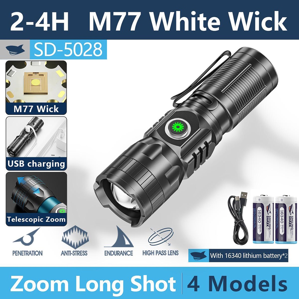 Smiling Shark Mini Senter Type-C Waterproof