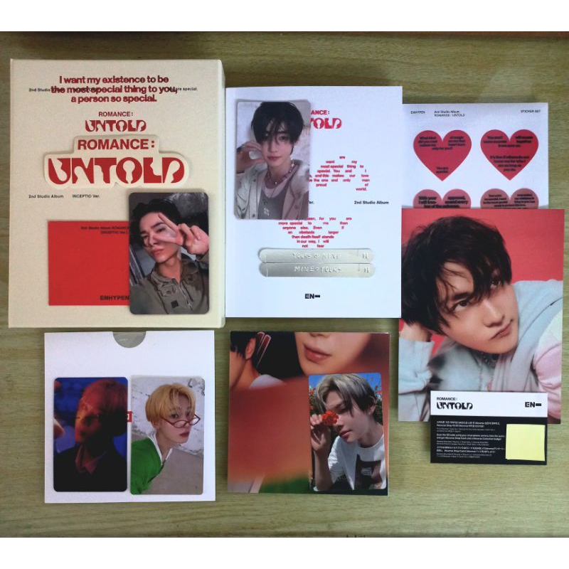 ENHYPEN Photocard Romance Untold Album only official | Shopee Singapore