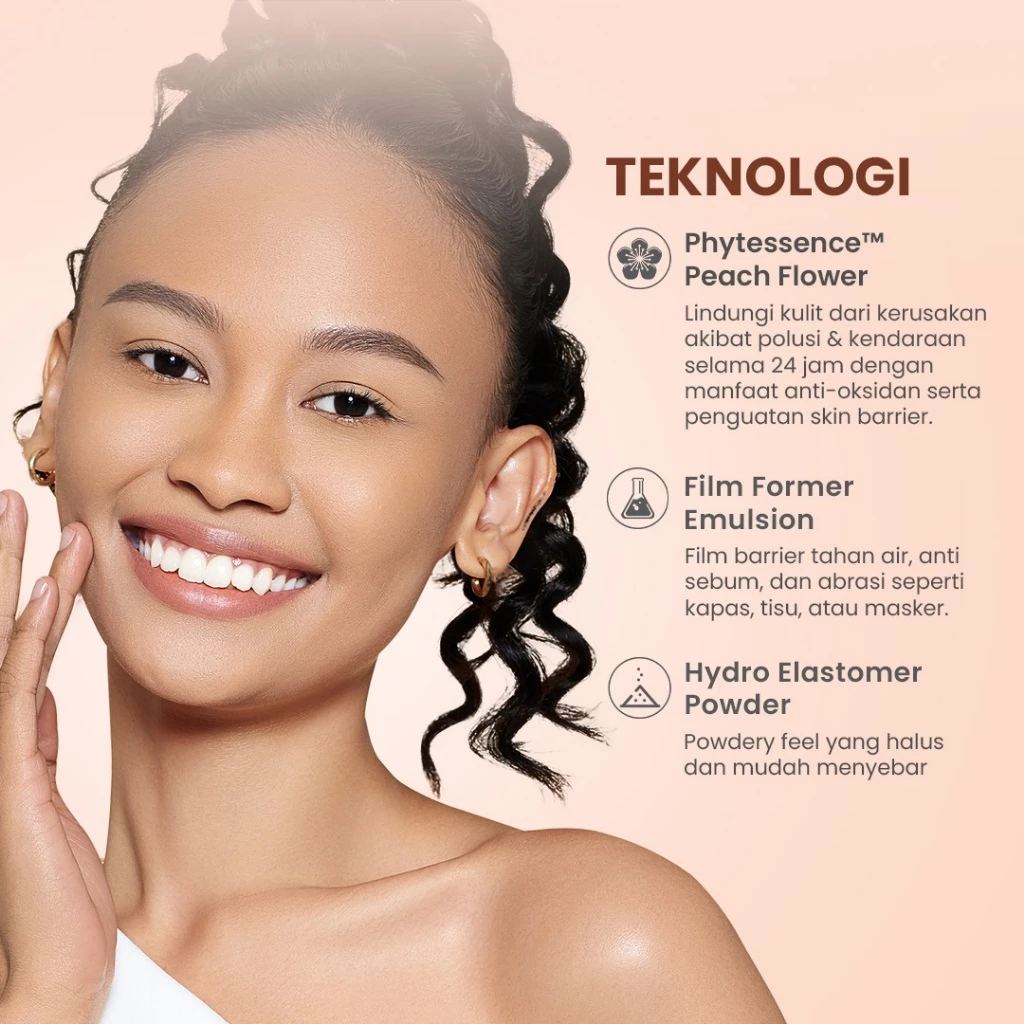 Hanasui Fix & Glow Setting Spray - Setting Spray Glowy Finish Make Up Menghidrasi Kulit MaskProof Tahan Lama - Gambar 4
