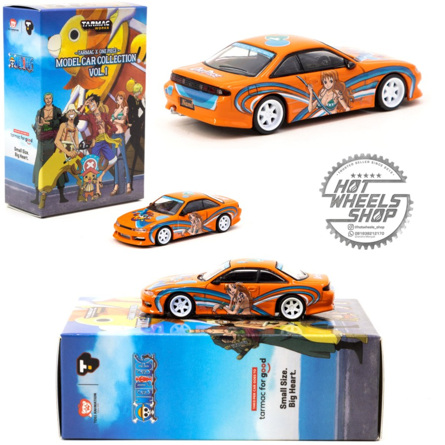 Tarmac Works x One Piece Model Car Collection VOL.1 - 6 Cars Set - COL