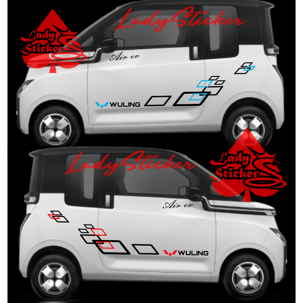 Cutting sticker wuling air Car sticker ev sticker wuling air ev Car