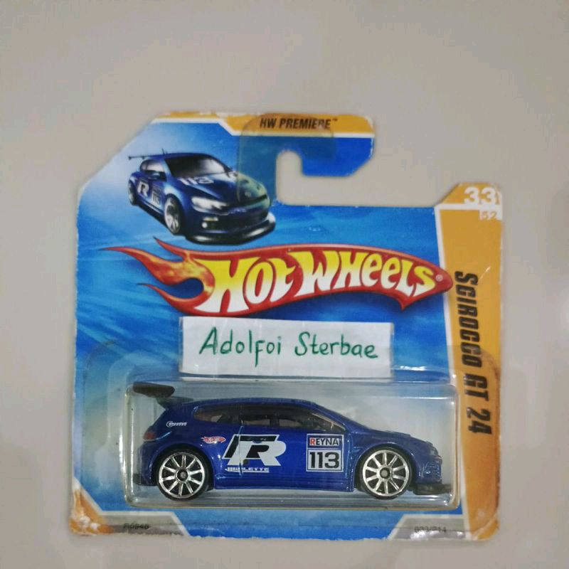 Hotwheels hot wheels vw volkswagen scirocco sciroco gt24 gt 24