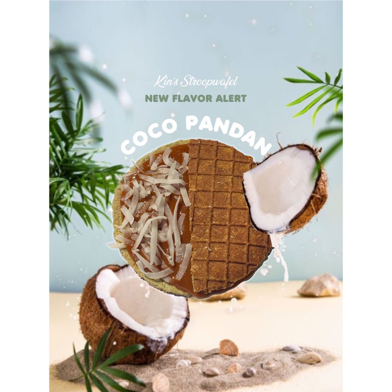 Coco Pandan Stroopwafel Kin's Stroopwafel Shopee Singapore