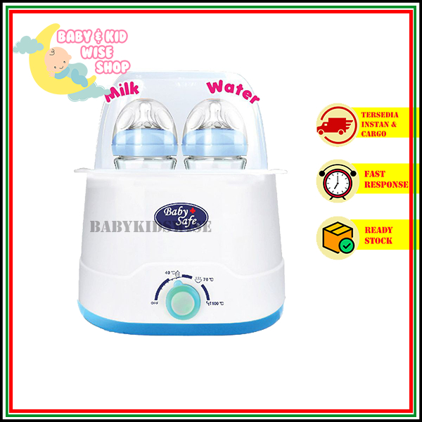 Baby safe twin outlet bottle warmer