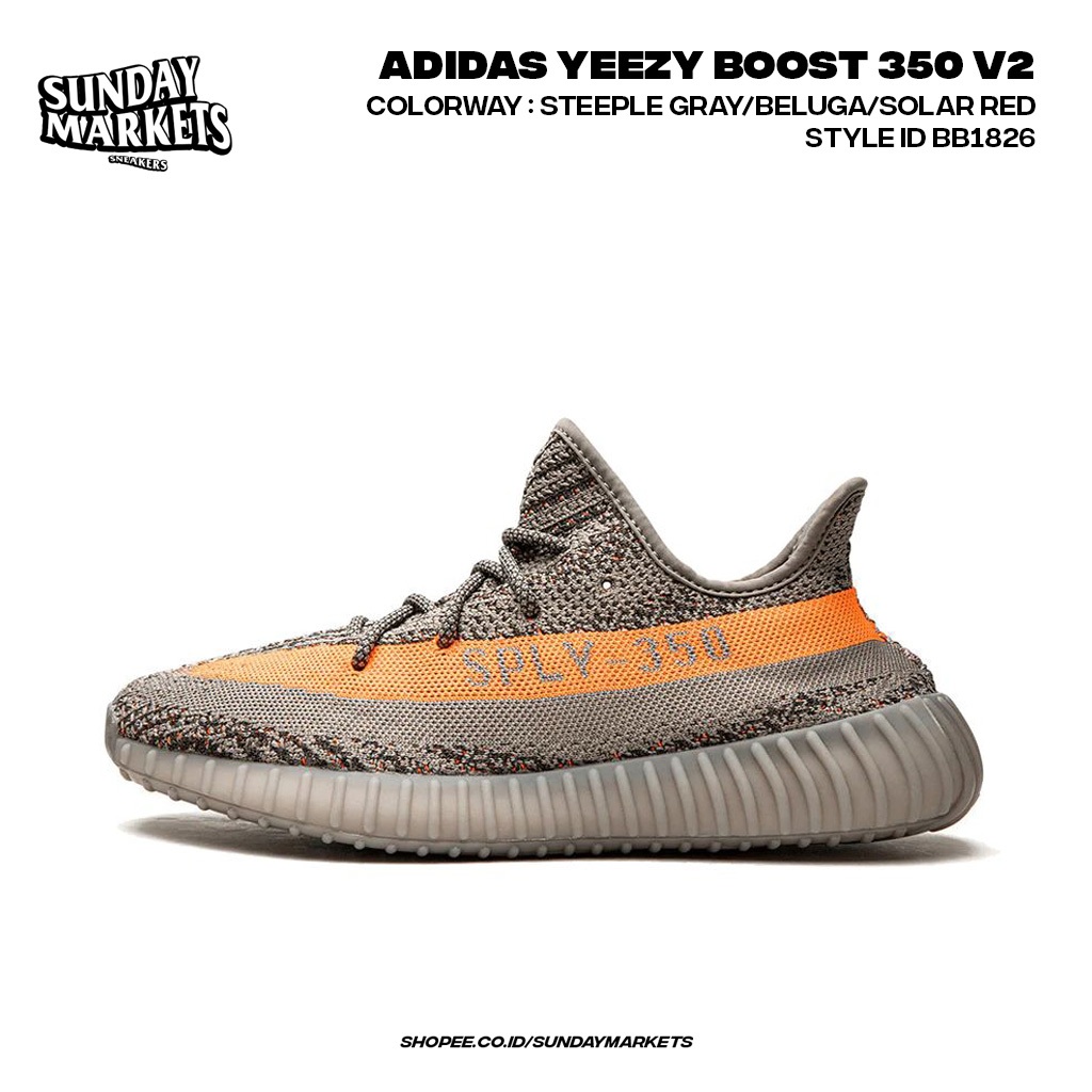 Yeezy Boost 350 V2 Beluga Sneakers 100% Global | Shopee Singapore