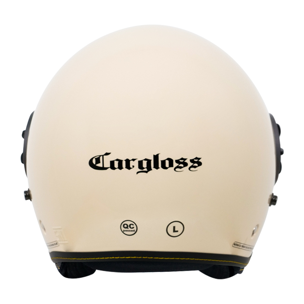 Cargloss YRM Helm Half Face - Avorio Naide - Gambar 4