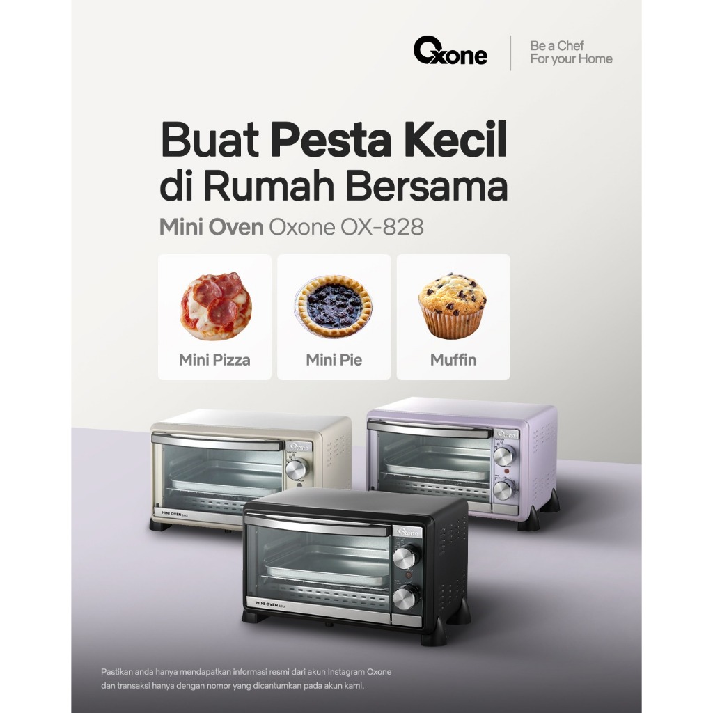 Oxone OX828 Mini Oven Toaster 2 in 1 Kapasitas 10L - Gambar 4