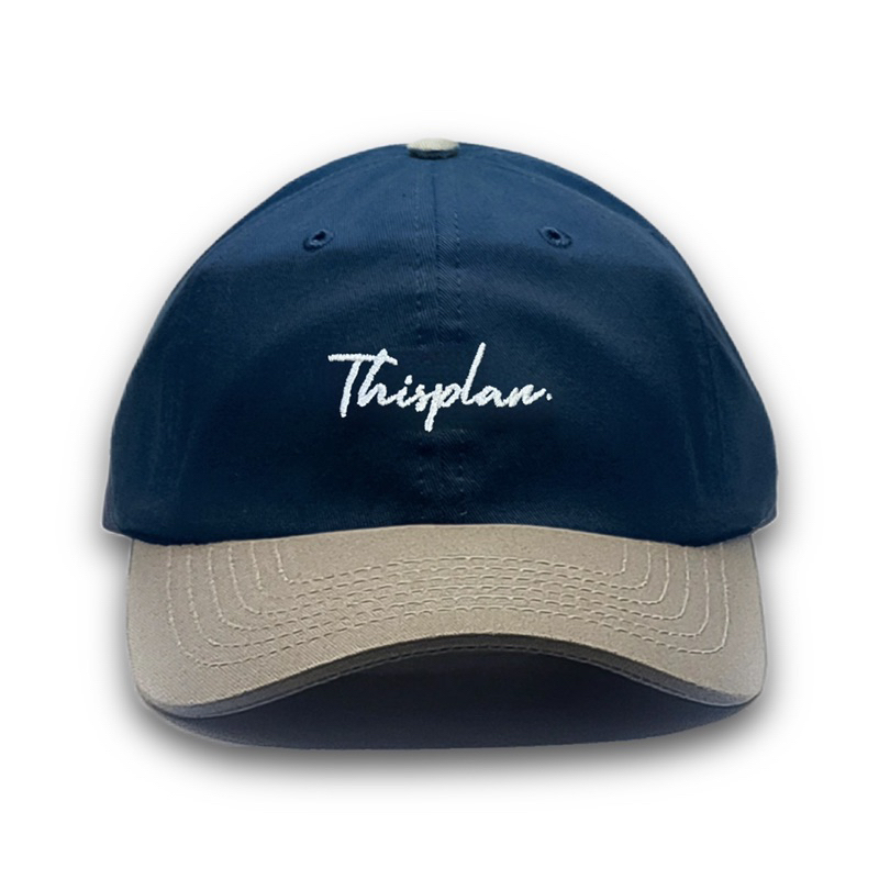 Polocaps Baseball Cap Logo Basic Navy Mocca Thisplan | Shopee Singapore