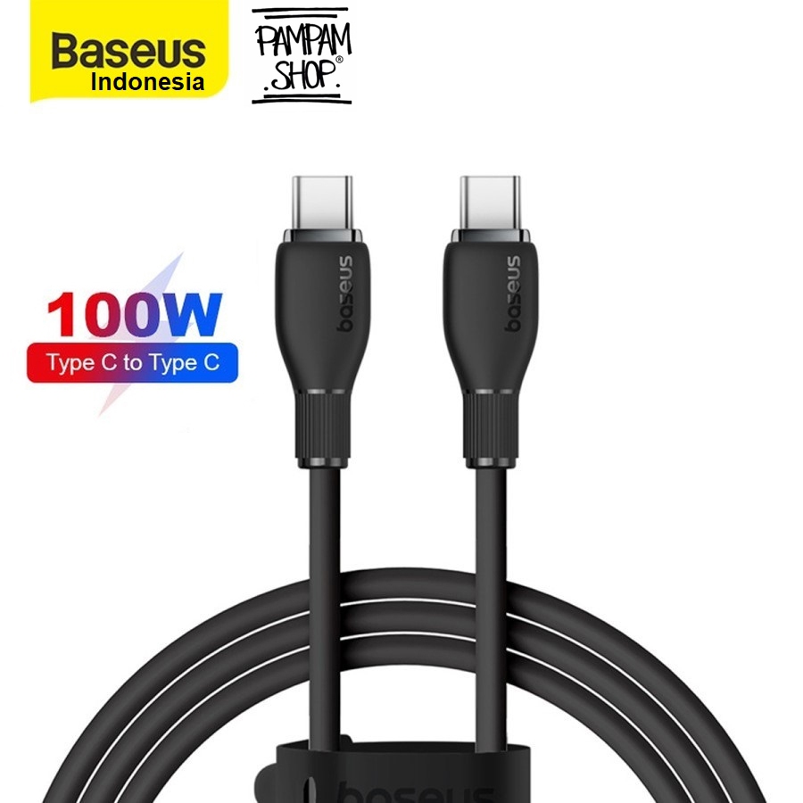 Baseus Kabel Data Charger Pudding Series Type C To Type C 100W Super ...