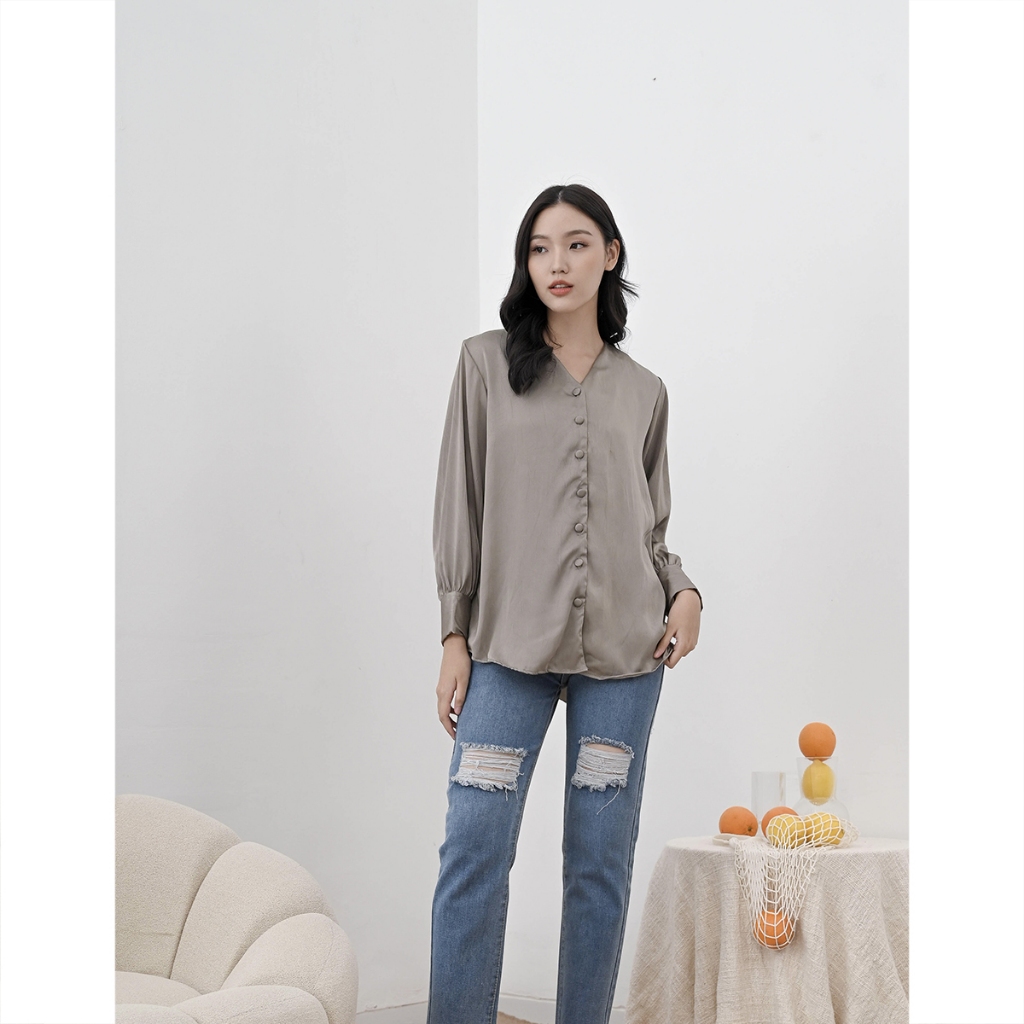 Savnion - Celia satin blouse