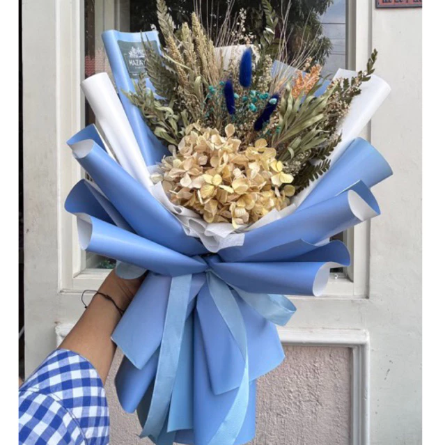 Buket bunga kering-  hadiah wisuda - kado ultah buket wisuda (Code: MZY 11) - Gambar 3