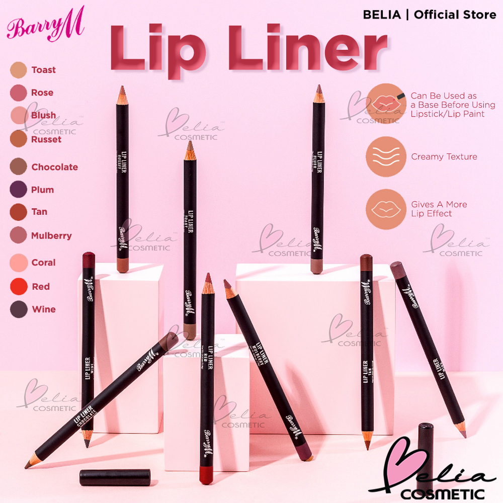 Young BARRY M Lip Liner Series Lip Pencil Creamy Texture Easy To