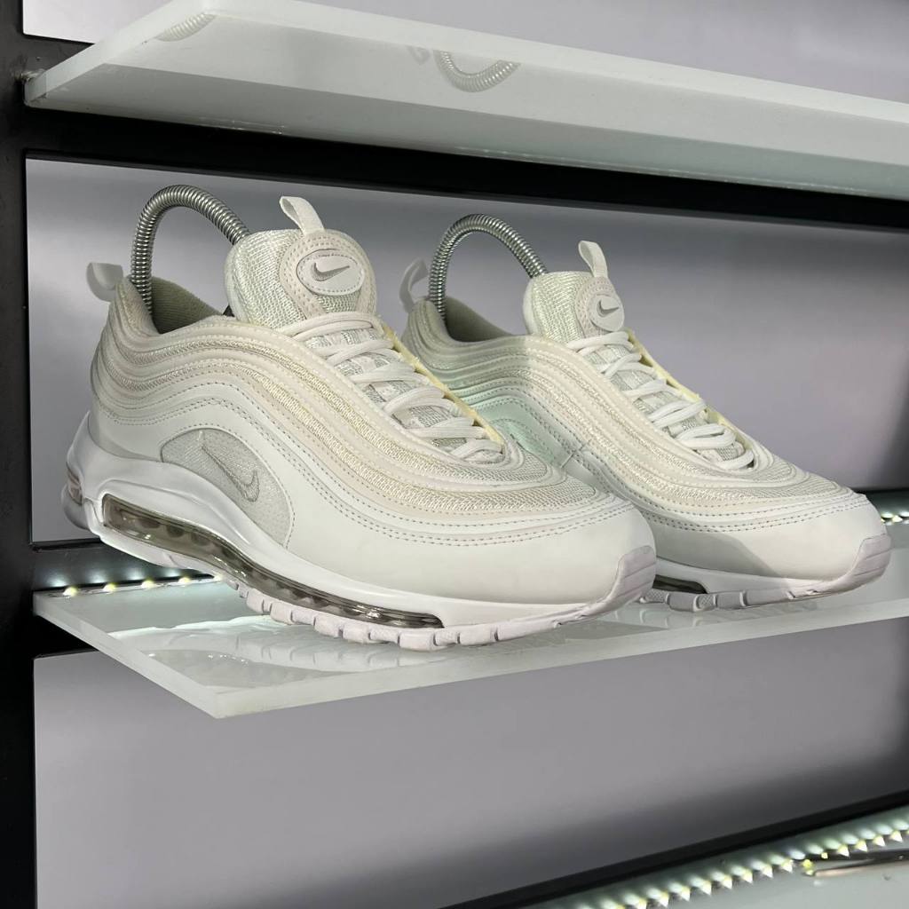 White and gray on sale air max 97