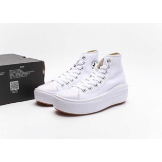 White converse hot sale platform shoes