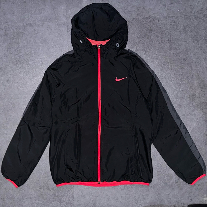 All black hot sale nike windbreaker