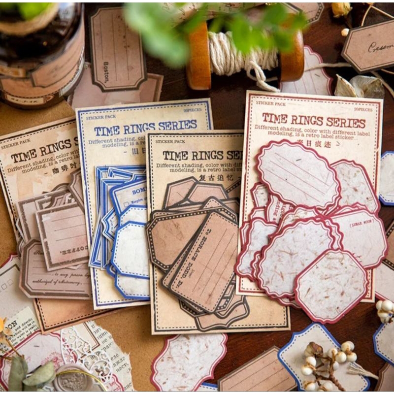 Time Rings Wheel Series Label Sticker Pack | Shopee Singapore