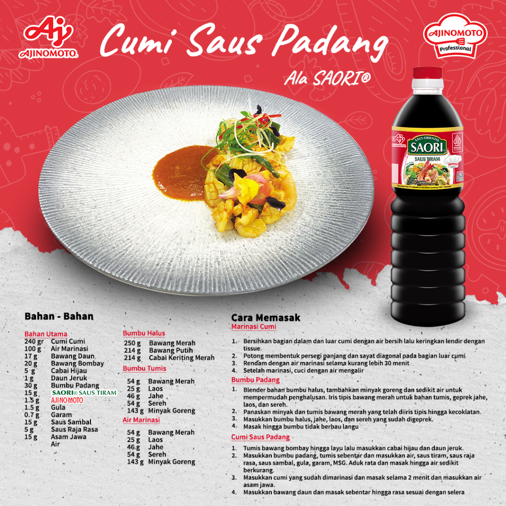 SAORIÂ® Saus Oriental Tiram 1L (1pc) - Dengan Ekstra Tiram Asli Berkualitas - Rasa Gurih Manis Asin Yang Seimbang - Gambar 3