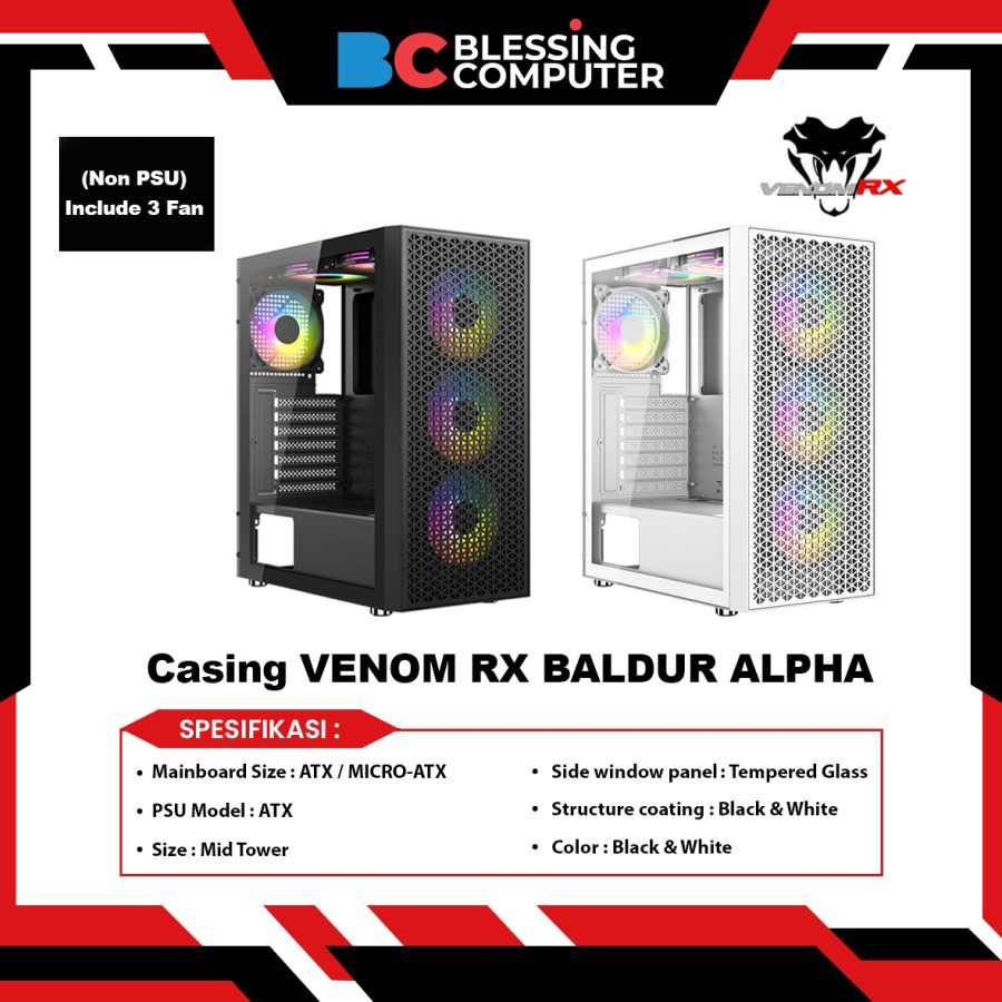 Venom RX BALDUR ALPHA White Case | Shopee Singapore