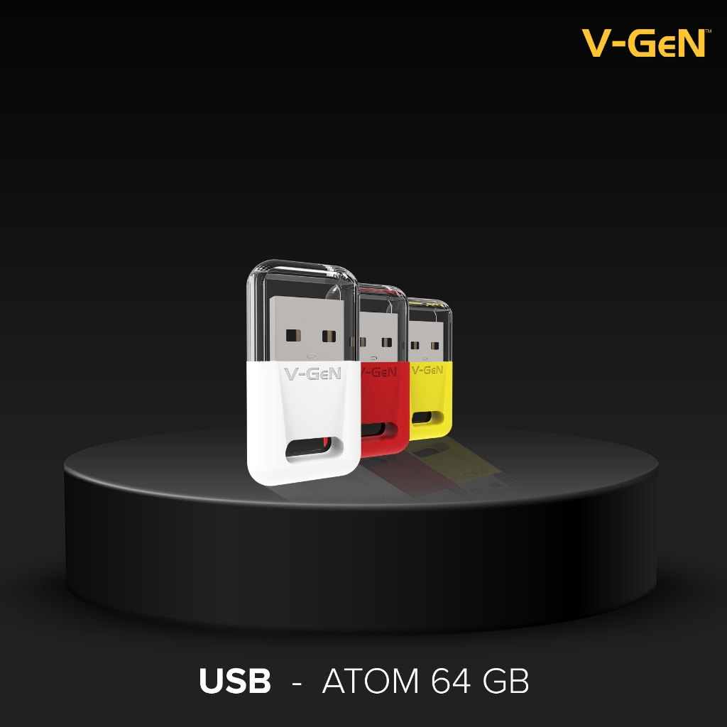 V-GeN USB Flashdisk 64GB ATOM Water Proof Flash Disk VGEN 64 GB Drive - Gambar 2