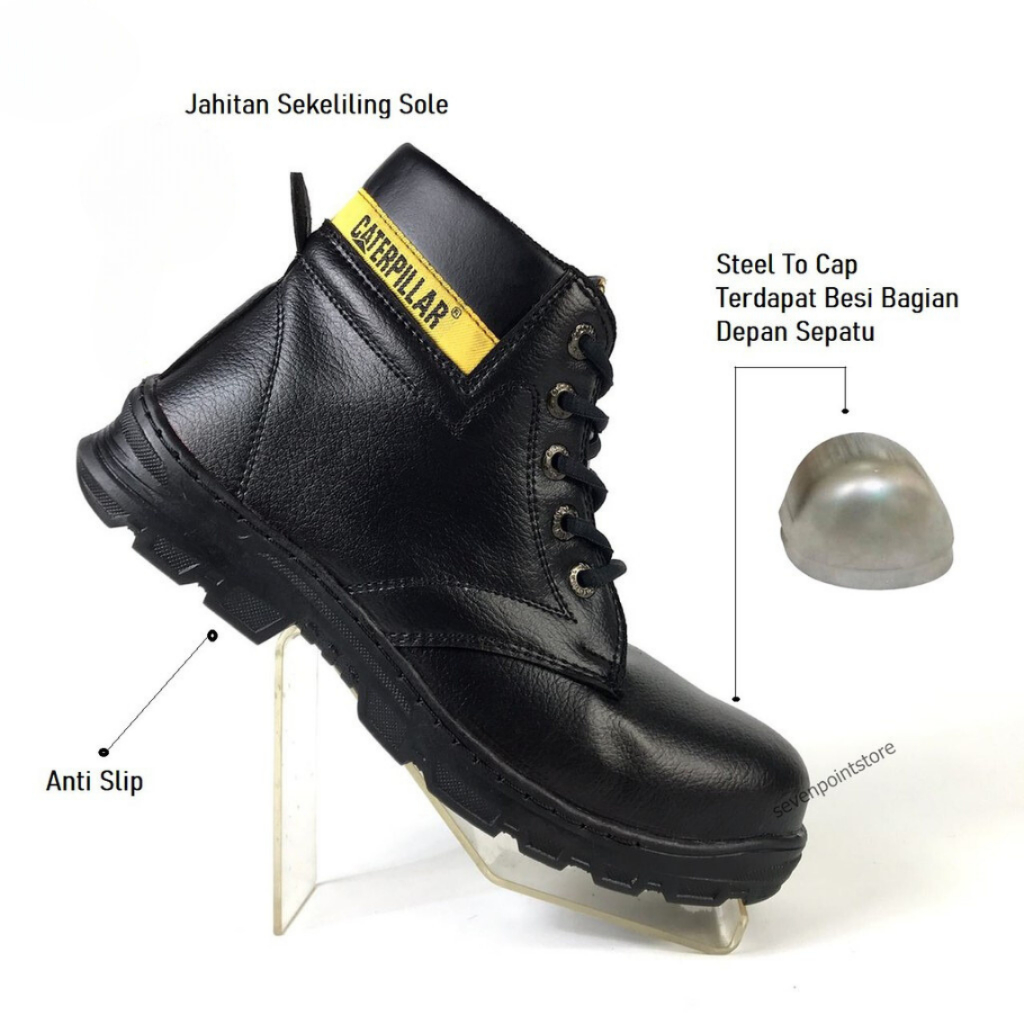 Caterpillar steel toe hot sale cap boots