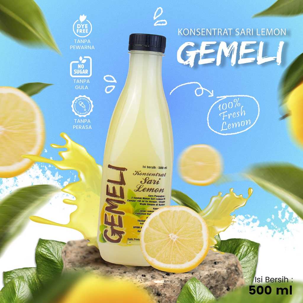 Paket Sari Lemon Original Chiaseed Premium Gemeli - Gambar 4