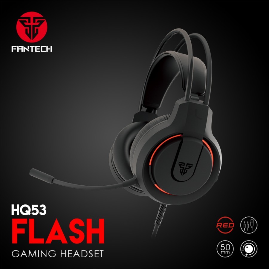 Fantech HQ53 Flash 7.1 Surround Sound PC Gaming Headset - Gambar 4