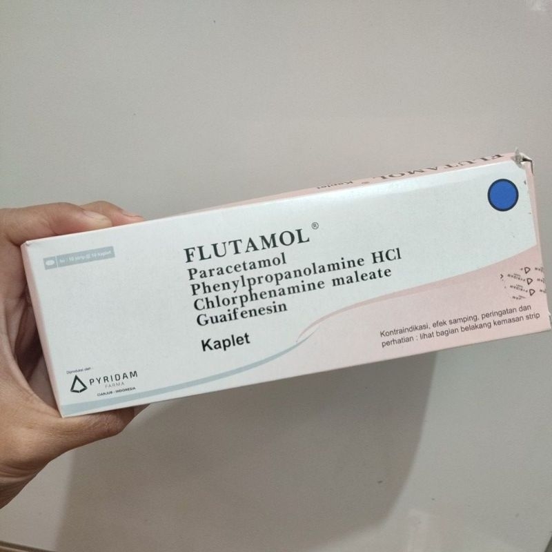 Flutd STRIP 10 CAPLETS cough flu fever headache | Shopee Singapore
