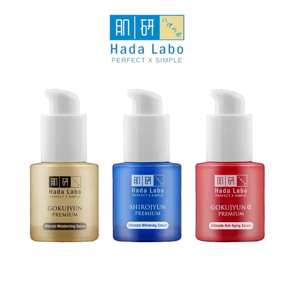 Hada LABO Premium Serum 20ml Gokujyun Alpha Anti Aging Shirojyun hadalabo Shopee Singapore