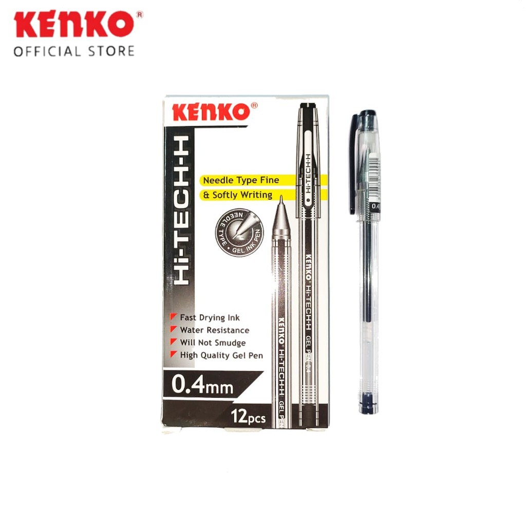 Ballpoint Gel HI-Tech 0.4mm Kenko (1 Dozen) | Shopee Singapore