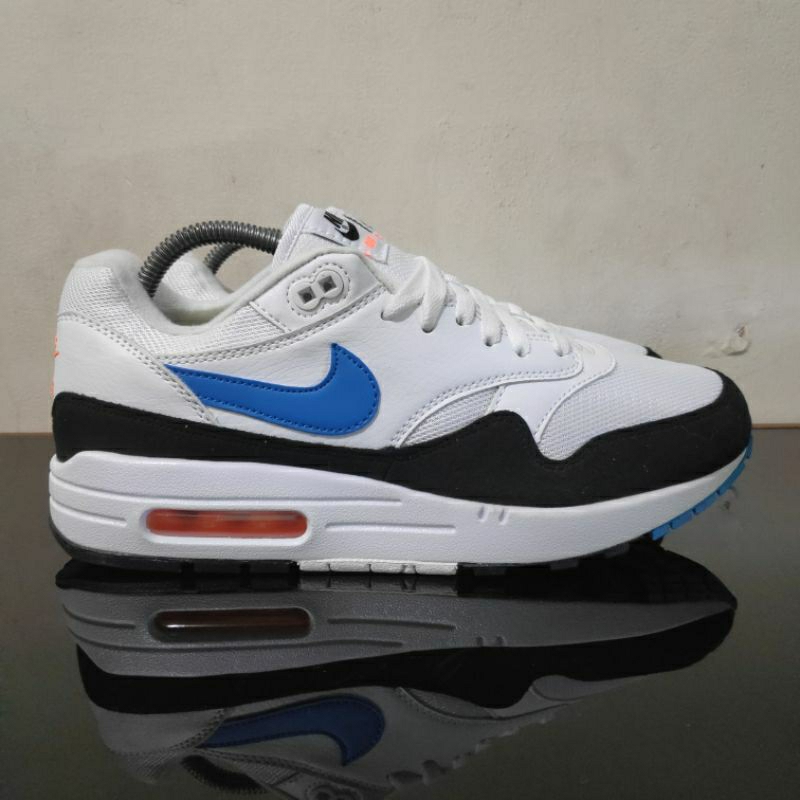 Sneakers Second NIKE AIR MAX AM 1 WHITE PHOTO BLUE BLACK Size 42