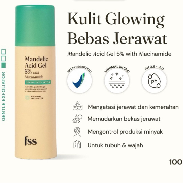 FSS For Skin Teeth Sake Exfoliating Serum Glycolic Gel, Lactic ...