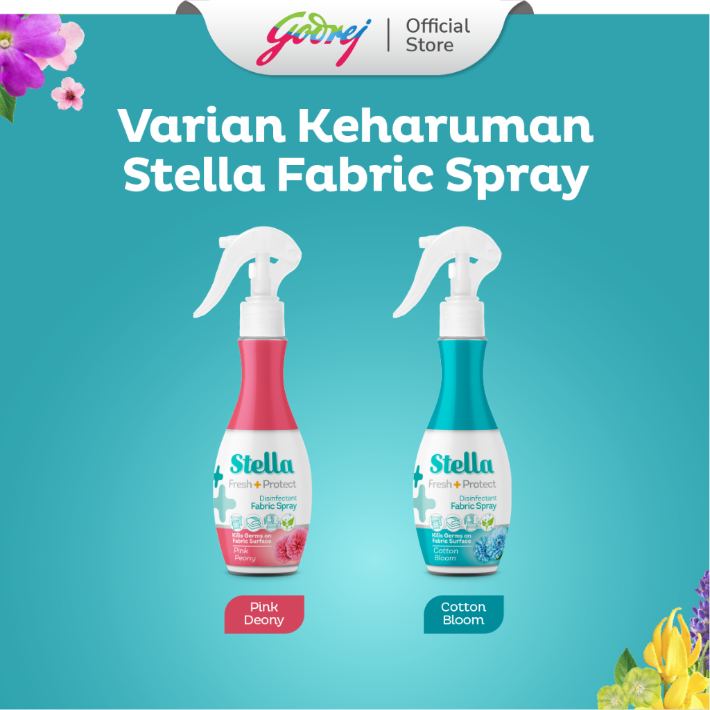 Stella Fabric Spray Cotton Bloom 200 + 45 ml - Disinfektan Pengharum Kain - Gambar 3