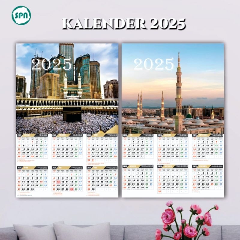 Spn Center Complete 2024/2025 Islamic Calendar Jawa Masehi Hijriyah