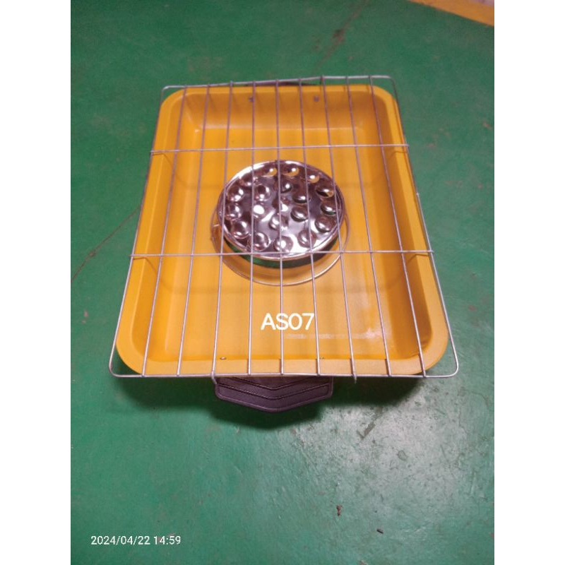NEWEST..Happy grill roaster YELLOW PAN bbq full press stainless steel ...