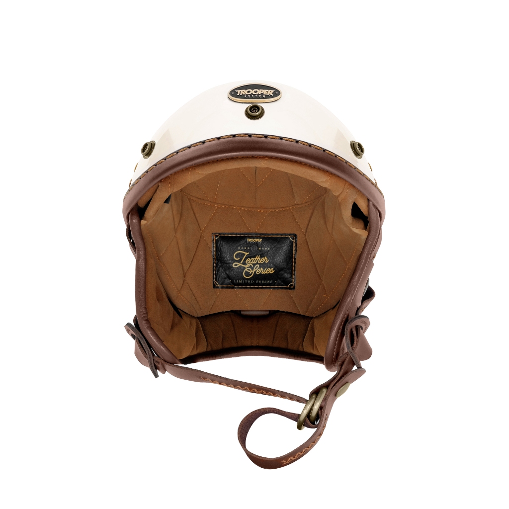 Trooper Custom - Brawler Halfface Helmet - Leather Series