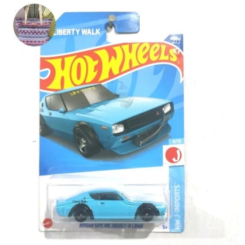 Hot Wheels Nissan Skyline 2000 GTR LBWK Blue Blue | Shopee Singapore