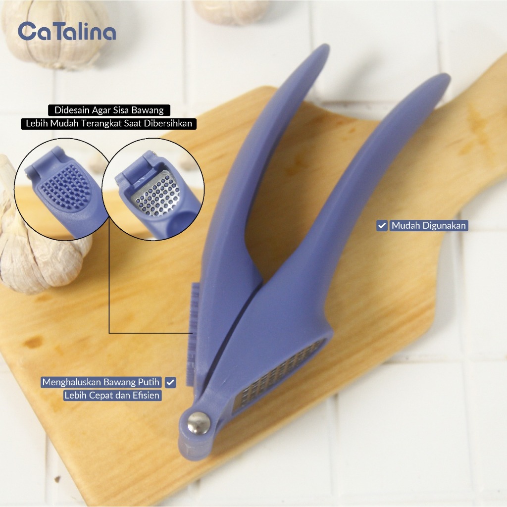 Alat Penghalus Penghancur Bawang Garlic Presser - Gambar 3