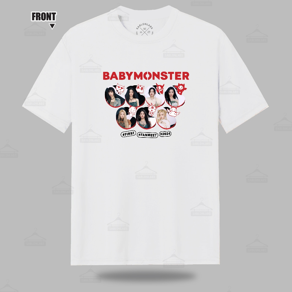 BABYMONSTER SEE YOU THERE T-SHIRT 2024 | REGULAR SIZE | OVERSIZE