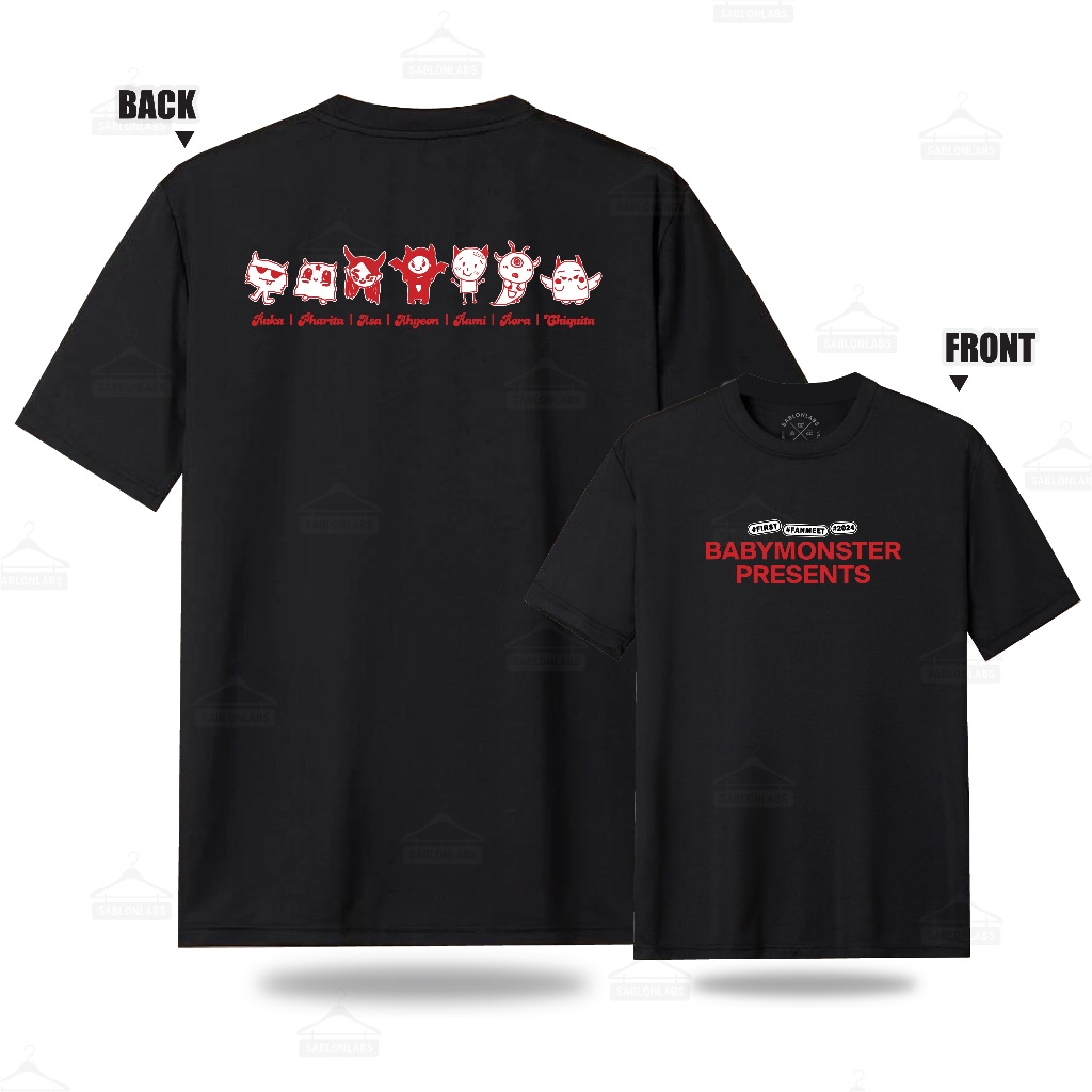 BABYMONSTER SEE YOU THERE T-SHIRT 2024 | REGULAR SIZE | OVERSIZE