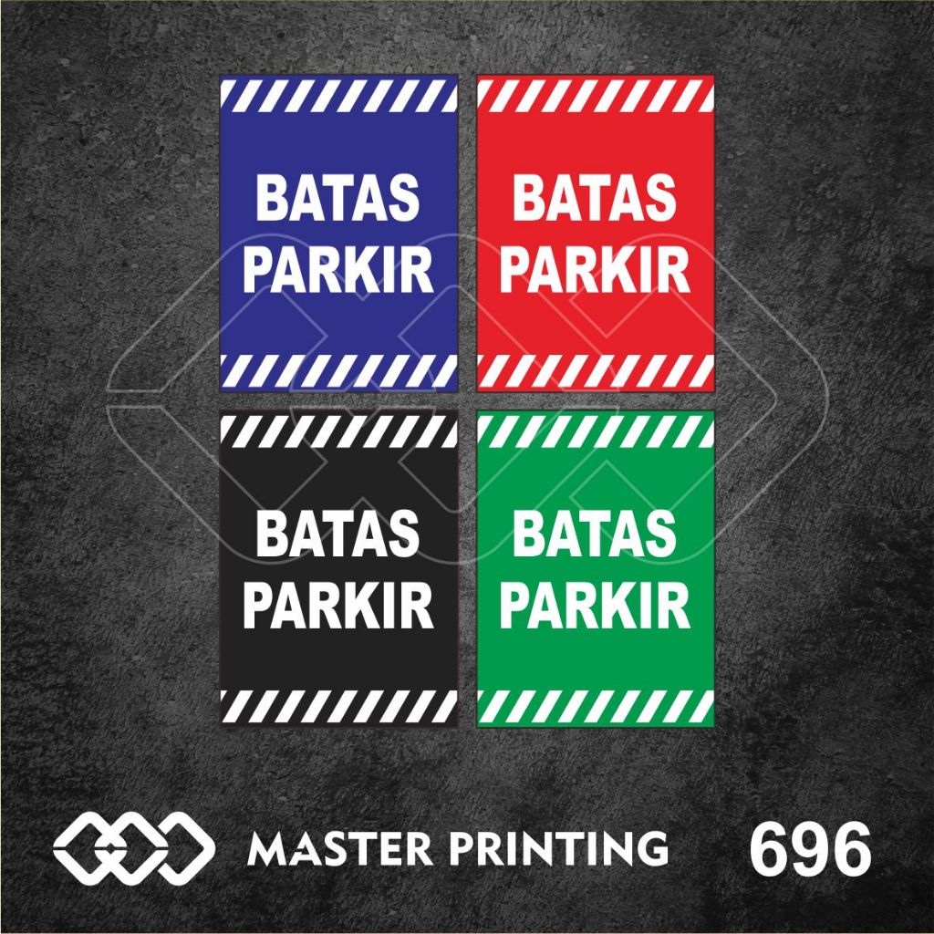 696 - Parking Limit Sticker, Vinyl Sticker, Premium, Waterproof, And ...