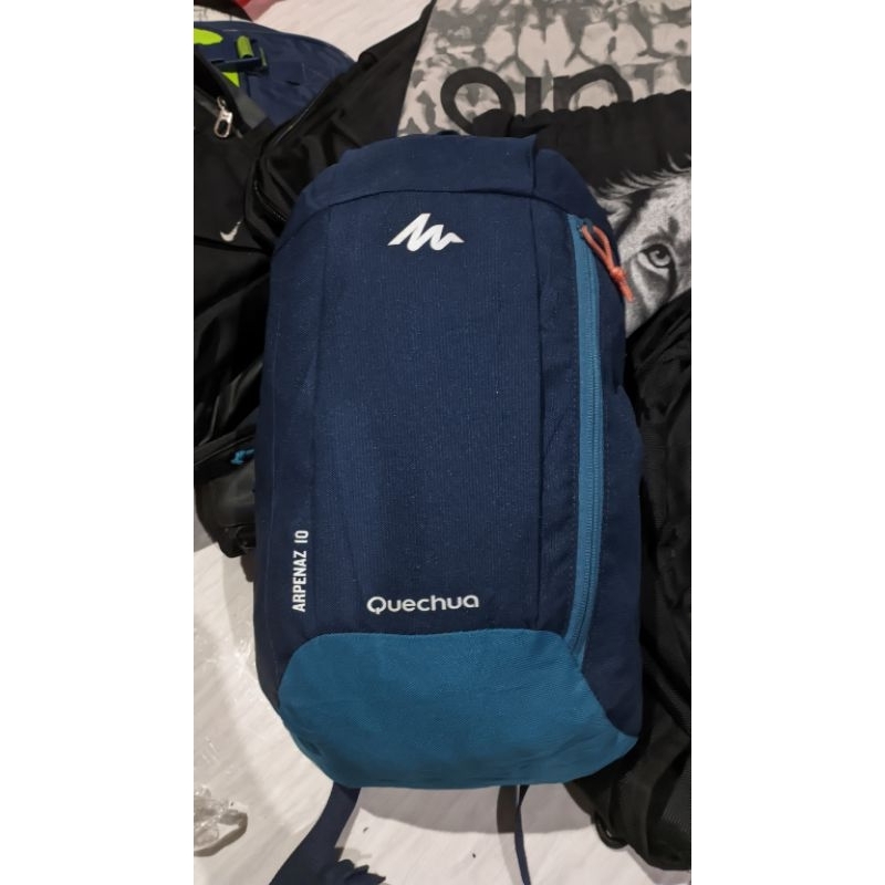 Quechua Bag 10Lt Bright Dark Blue Color Like new Shopee Singapore